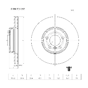 0986T15157 BOSCH