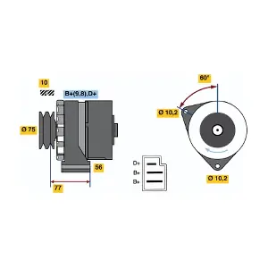 BOSCH 0986032800