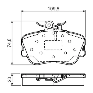 BOSCH 0 986 TB3 174