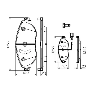BOSCH 0 986 TB3 175
