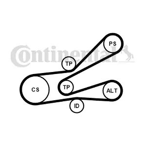 6PK1045K3 CONTINENTAL CTAM