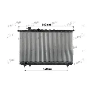 HYUNDAI 253103C001 Радіатор, система охолодження двигуна