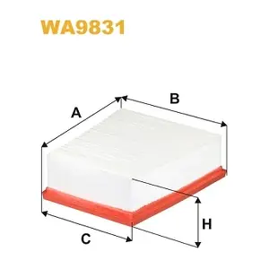 WIX FILTERS WA9831 Повітряний фільтр