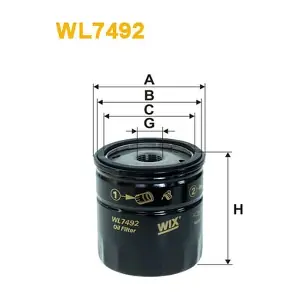 WIX FILTERS WL7492