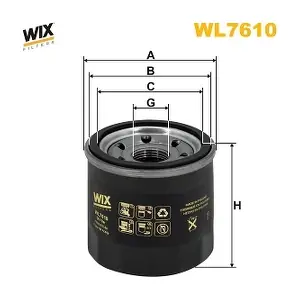 WL7610 WIX FILTERS
