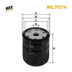 WIX FILTERS WL7074