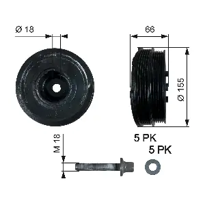GATES TVD1037A