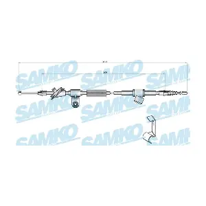 SAMKO C0347B Тросовий привод, стоянкове гальмо