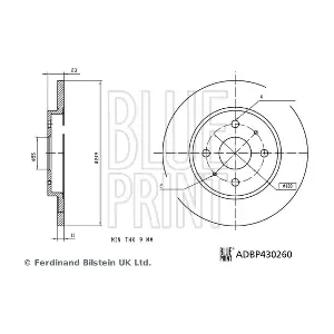 ADBP430260 BLUE PRINT