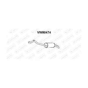 VENEPORTE VW80474 Глушник