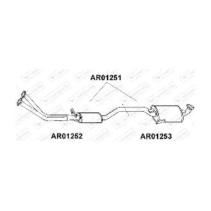 60555485 ALFAROME/FIAT/LANCI