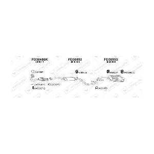 VENEPORTE 300021 Система выпуска ОГ