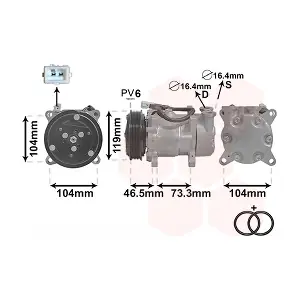 VAN WEZEL 0900K030