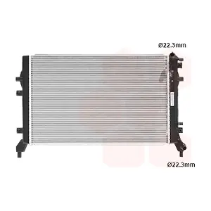 VAN WEZEL 58002326 Радіатор, система охолодження двигуна
