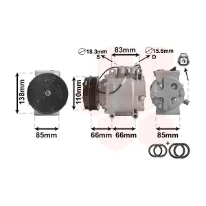 VAN WEZEL 2500K260