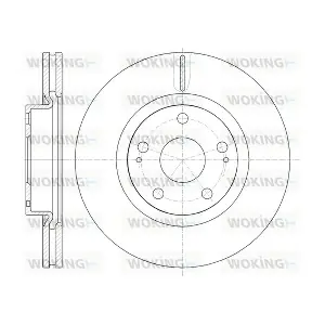 WOKING D61050.10 Тормозной диск