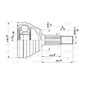 CVJ5149.10 OPEN PARTS