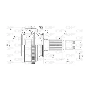 CVJ5244.10 OPEN PARTS