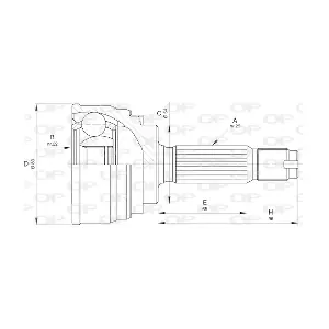 OPEN PARTS CVJ5608.10