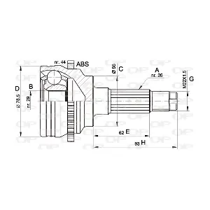 OPEN PARTS CVJ5489.10