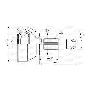 OPEN PARTS CVJ5458.10