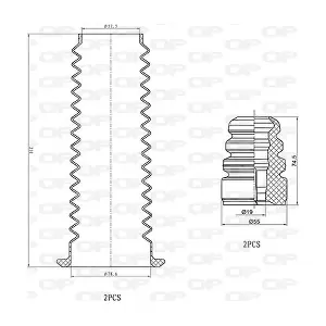 DCK5087.04 OPEN PARTS