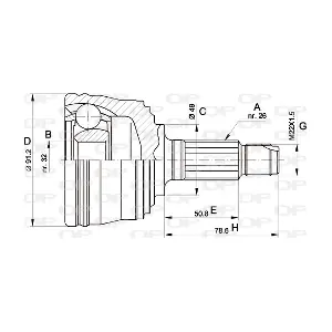 OPEN PARTS CVJ5353.10