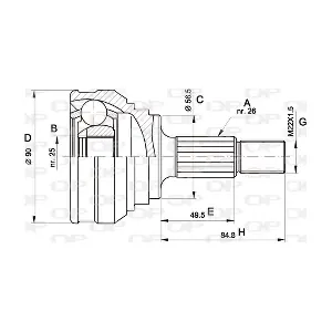 CVJ5021.10 OPEN PARTS