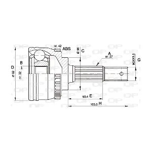 CVJ5173.10 OPEN PARTS