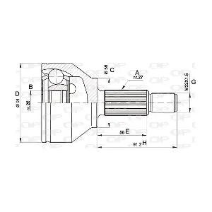 OPEN PARTS CVJ543710