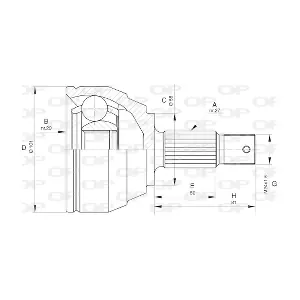 CVJ5639.10 OPEN PARTS