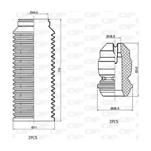 DCK5082.04 OPEN PARTS