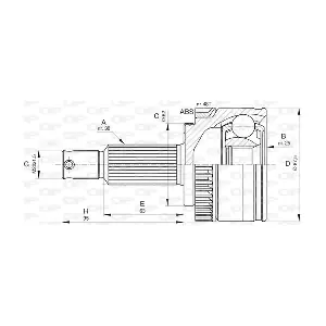 CVJ5800.10 OPEN PARTS