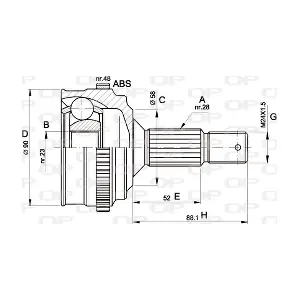 OPEN PARTS CVJ517910