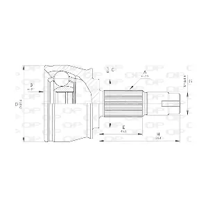 OPEN PARTS CVJ5383.10