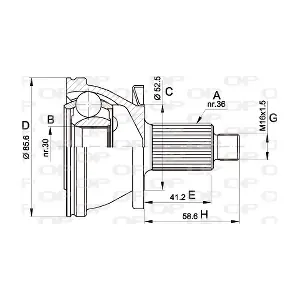 OPEN PARTS CVJ5433.10