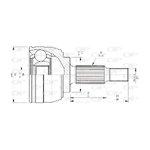 CVJ5705.10 OPEN PARTS