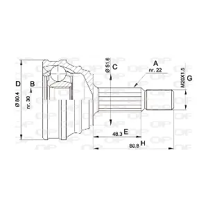 CVJ5190.10 OPEN PARTS