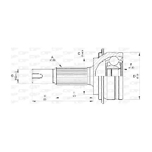 CVJ5818.10 OPEN PARTS