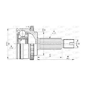 CVJ5768.10 OPEN PARTS
