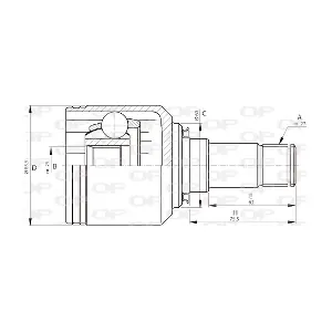 CVJ5702.20 OPEN PARTS