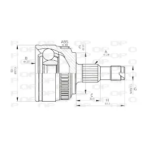 CVJ5354.10 OPEN PARTS