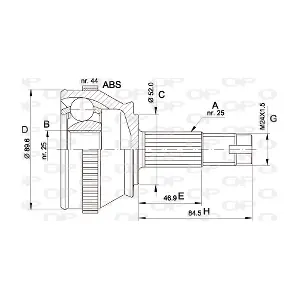 OPEN PARTS CVJ5092.10