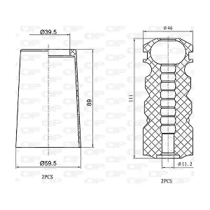 DCK5078.04 OPEN PARTS