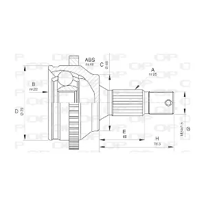 CVJ5626.10 OPEN PARTS