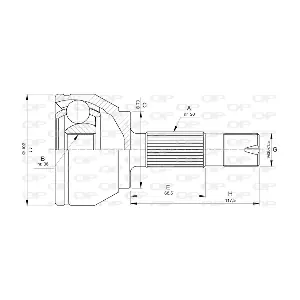 CVJ5731.10 OPEN PARTS