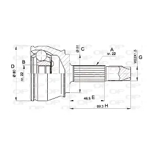 OPEN PARTS CVJ5361.10
