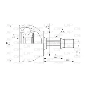 CVJ562810 OPEN PARTS