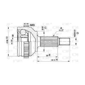OPEN PARTS CVJ520110