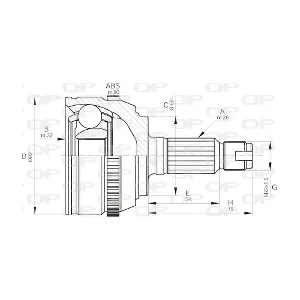 CVJ5512.10 OPEN PARTS